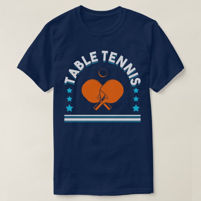 Bordtennis Pingis Klubbdräkt 7 T Shirt (Design framsida)