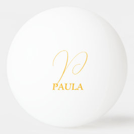 Bordtennisboll med monogram pingisboll
