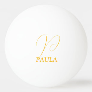 Bordtennisboll med monogram pingisboll