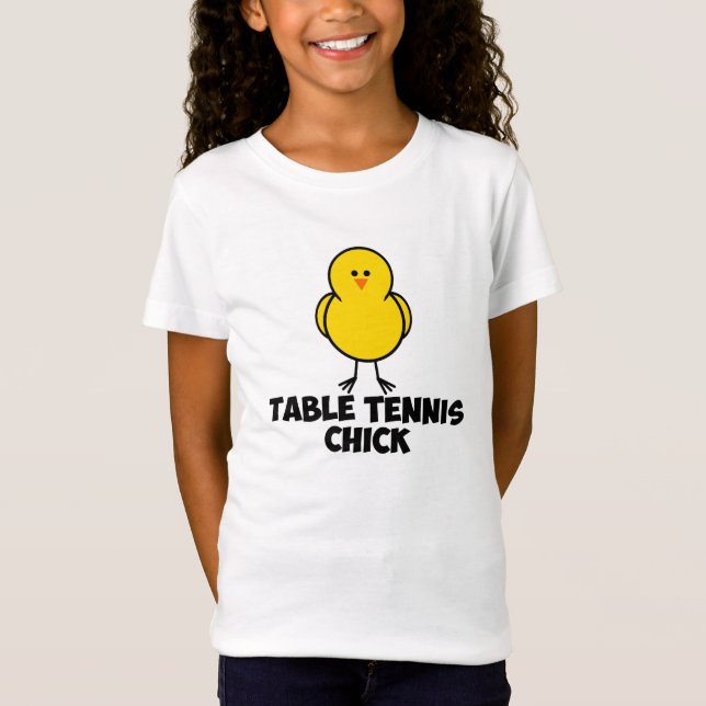 Bordtennischick T Shirt (Framsida)