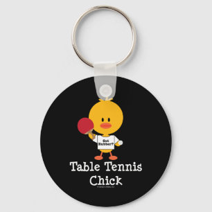 Bordtennischicknyckelring Nyckelring