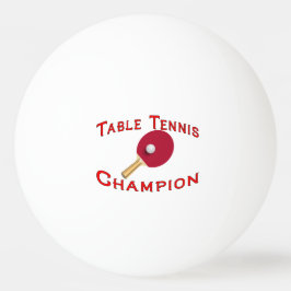Bordtennismästare Pingisboll