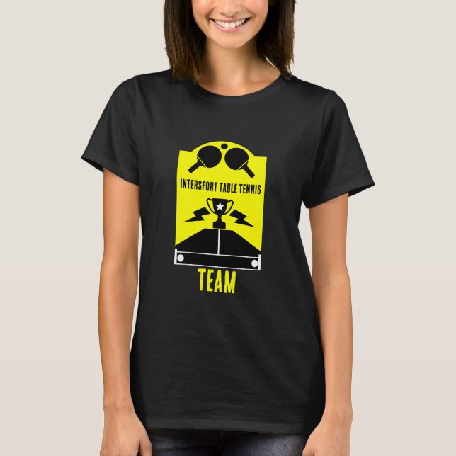 Bordtennisturnering T Shirt (Framsida)