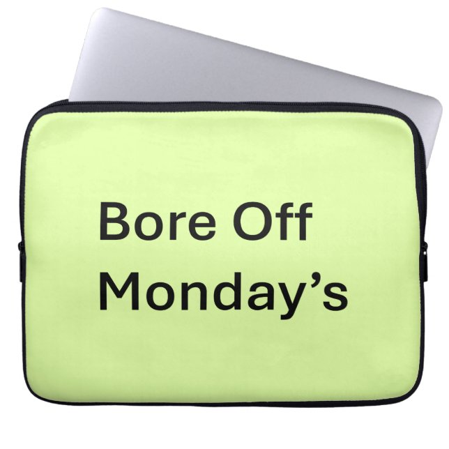 Bore av måndagens Sarcastic Laptop sleeve (Framsidan)