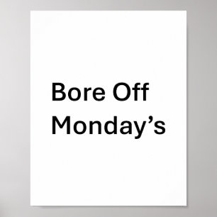 Bore från måndagens sarkastiska poster