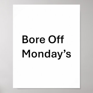 Bore från måndagens sarkastiska poster