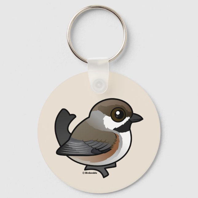 Boreal Chickadee Nyckelring (Framsida)