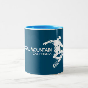 Boreal Mountain California Snowboarder Två-Tonad Mugg