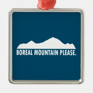 Boreal Mountain California, tack Julgransprydnad Metall