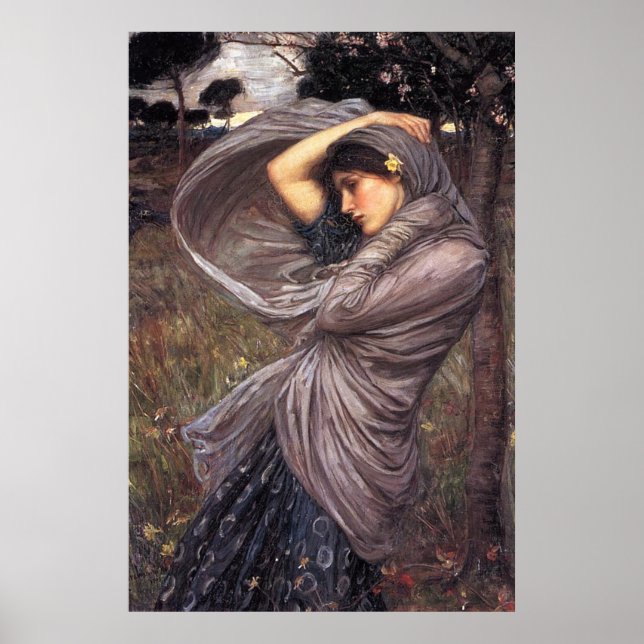 BoREAs, by John William Waterhouse, 1903 Poster (Framsidan)