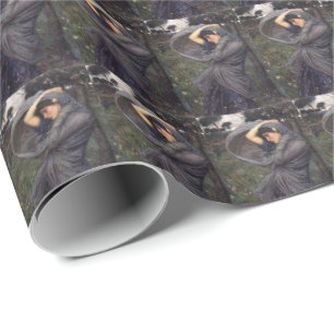 BOREAS JOHN WILLIAM WATERHOUSE ART WRAPPPPING PAPP PRESENTPAPPER