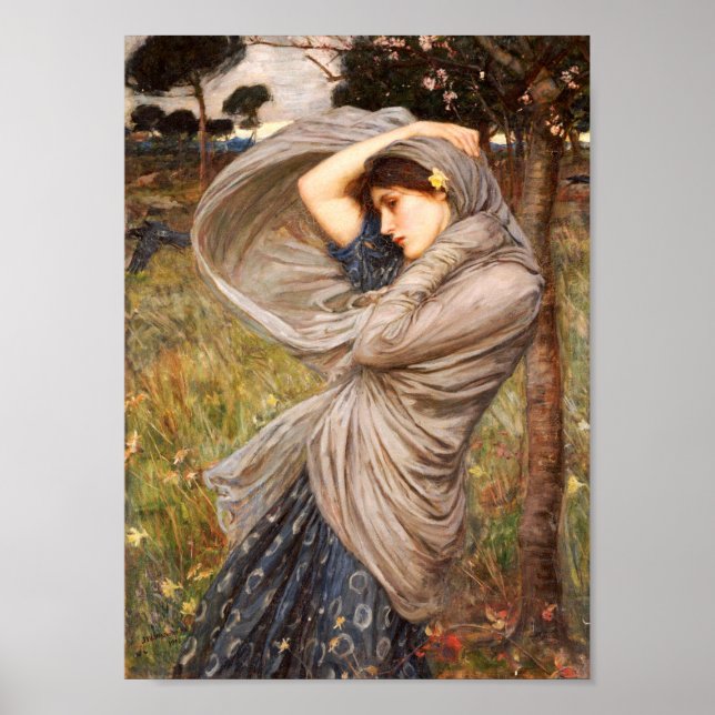 Boreas John William Waterhouse Poster (Framsidan)