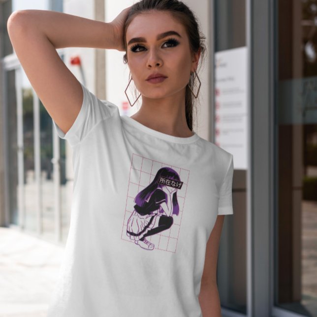 Bored Anime Girl T Shirt (Skapare uppladdad)