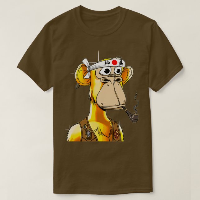 Bored Ape Yacht Klubb 8552 T Shirt (Design framsida)