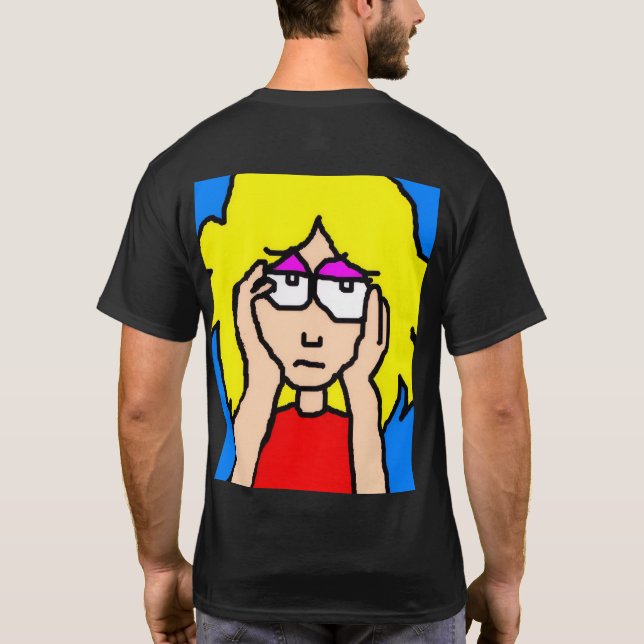 Bored Blonde  T Shirt (Baksida)