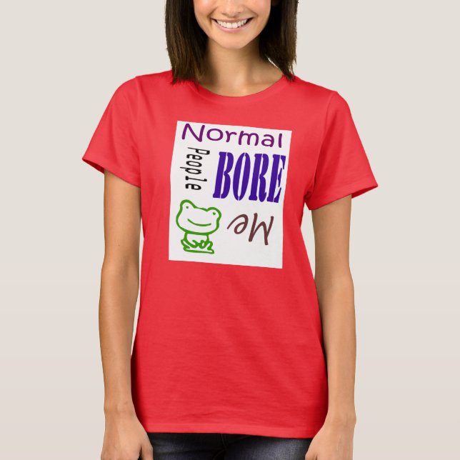 Bored Frog Tee Shirt (Framsida)