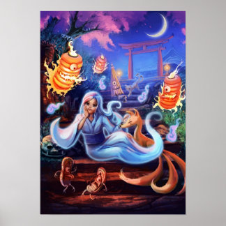 Bored Little Ghost Poster