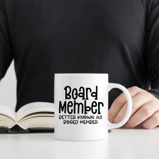 BORED-medlem, LUNT Workplace Kontors humor Kaffemugg