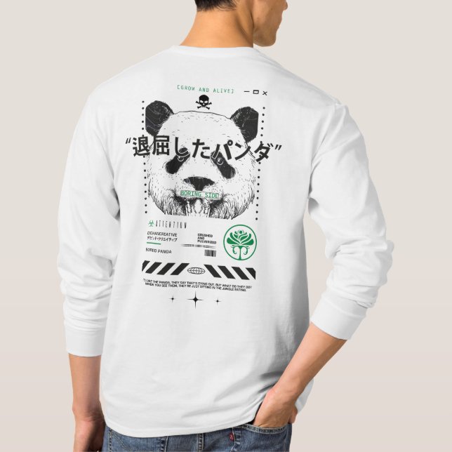 Bored Panda Streetwear T Shirt (Baksida)