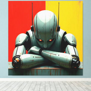 Bored Robot Canvastryck