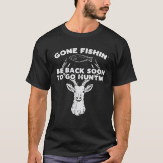 BoredKoalas Fishing Back Soon Hunting Deer Elk Hun T Shirt