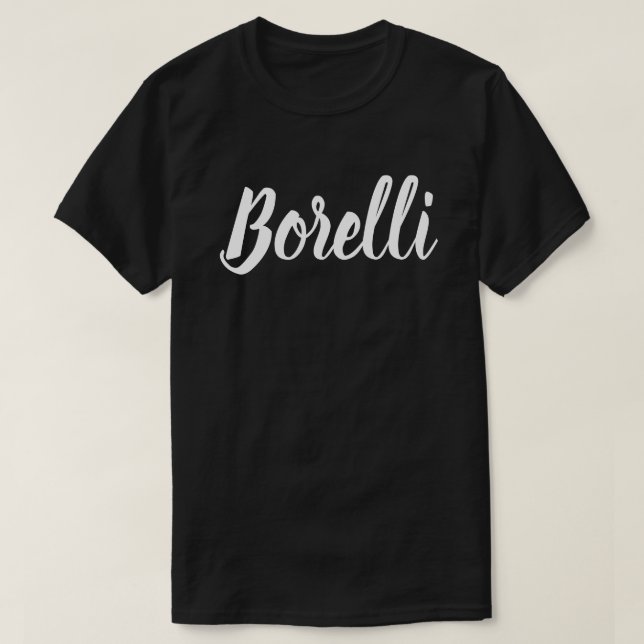 BORELLI T SHIRT (Design framsida)