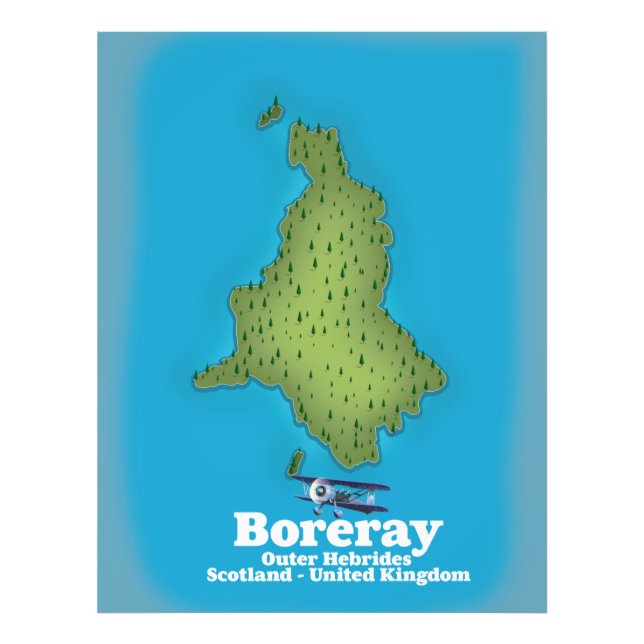Boreray Yttre Hebriderna Skottland Storbritannien Fototryck (Framsidan)