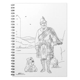 Borg Stalker, Argyll Skottland Anteckningsbok