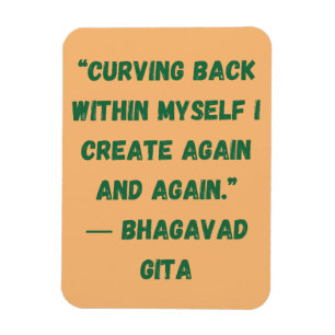 Borgavad Gita, böjd inom min egen bhagavad Magnet