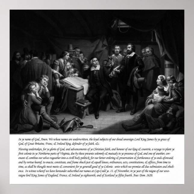 Borgblomma - undertecknande av pakten poster (Framsidan)