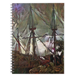 Borgblomman 2 i A.I. art vismiskt Anteckningsbok