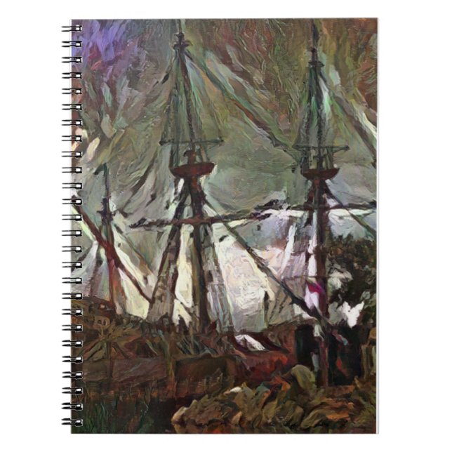 Borgblomman 2 i A.I. art vismiskt Anteckningsbok (Framsidan)