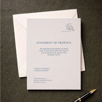 Borgerlig Ceremoni Icke-traditionellt RSVP-kort 