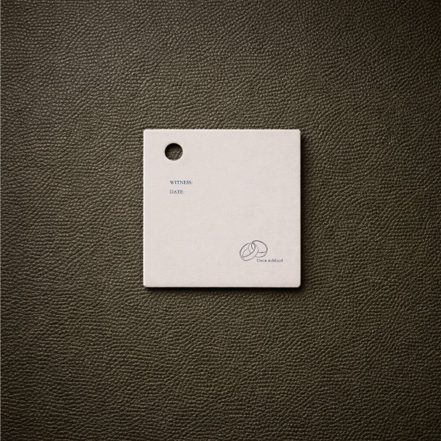 Borgerlig vigsel Icke-traditionell bröllopsceremon Gåvor Etiketter (Civil Ceremony Gift Tag)