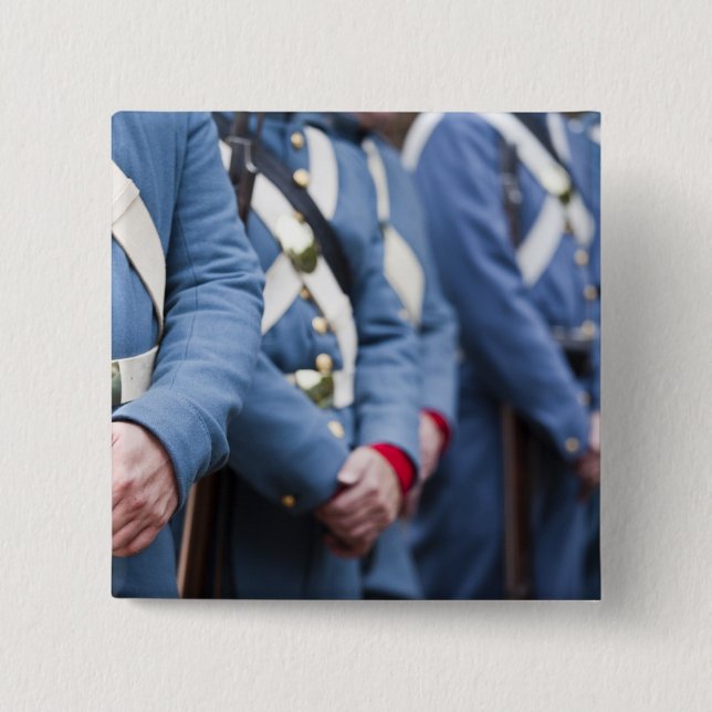 Borgerliga Krig-era för US flottor, militär Knapp (Framsida)