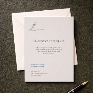 Borgerligt ceremoniregister Bröllopsvarskort OSA Kort