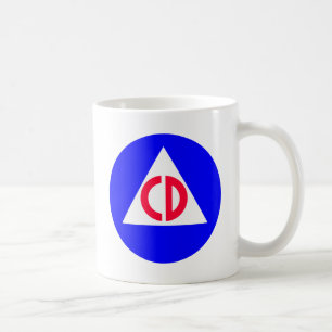 Borgerligt försvar kaffemugg