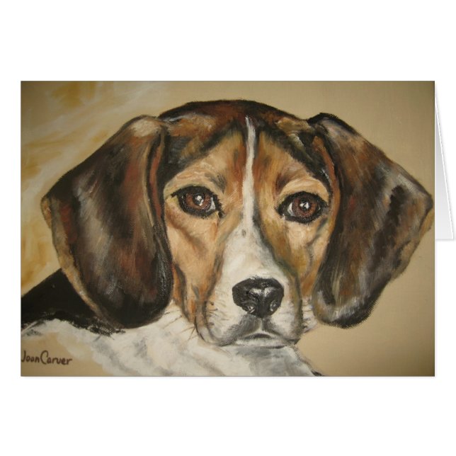 "Borggård det Beagle" - kortet OBS Kort (Framsidan Horizontal)