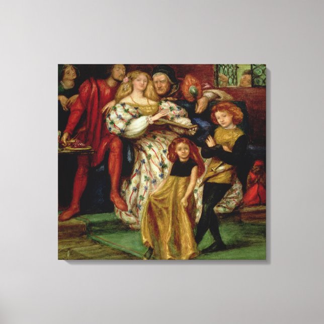 Borgia-familjen, 1863 canvastryck (Framsida)