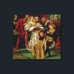 Borgia-familjen, 1863 canvastryck<br><div class="desc">Bild:5497 Familjen Borgia, 1863 (Borgia, Lucretia (1480-1519): med sin familj, bland andra påven Alexander VI.), Rossetti, Dante Charles Gabriel (1828-82) / Victoria & Albert Museum, London, UK / Bridgeman Art Bibliotek</div>