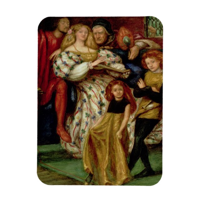 Borgia-familjen, 1863 magnet (Vertikal)