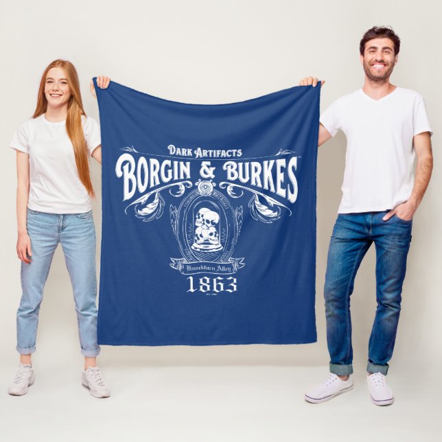 BORGIN & BURKES™ Mörka Artefakter Butiks Grafik Fleecefilt (På plats)