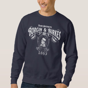 BORGIN & BURKES™ Mörka Artefakter Butiksgrafik Lång Ärmad Tröja