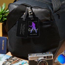 Borgmästare i gästfotograf bagagebricka