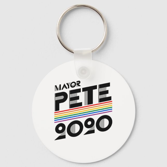 Borgmästare Pete Pride 2020 Nyckelring (Framsida)