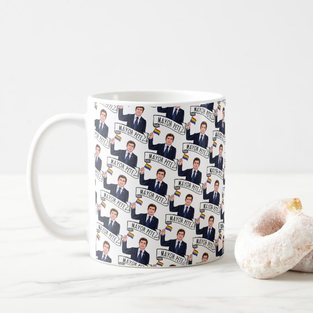 Borgmästare Pete Pride Kaffemugg (Med munk)