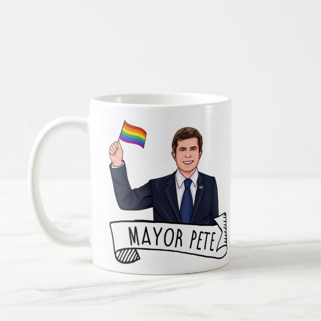 Borgmästare Pete Pride Kaffemugg (Vänster)