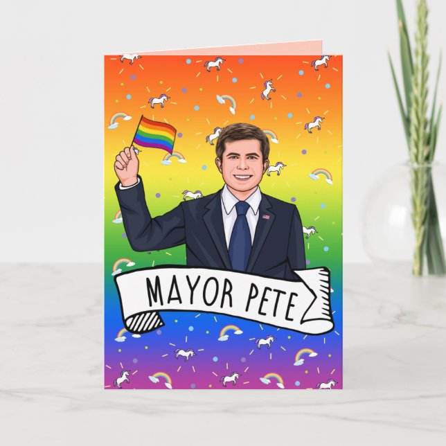 Borgmästare Pete Pride Kort (Framsida)