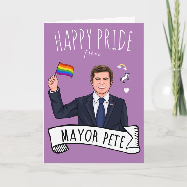 Borgmästare Pete Pride Kort (Framsida)