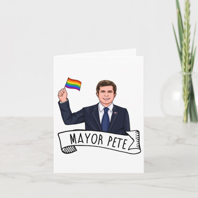 Borgmästare Pete Pride Kort (Framsida)